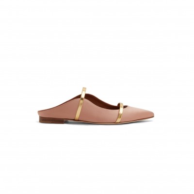 MALONE SOULIERS MAUREEN FLAT MULES MAUREENFLAT51-BLSGOL